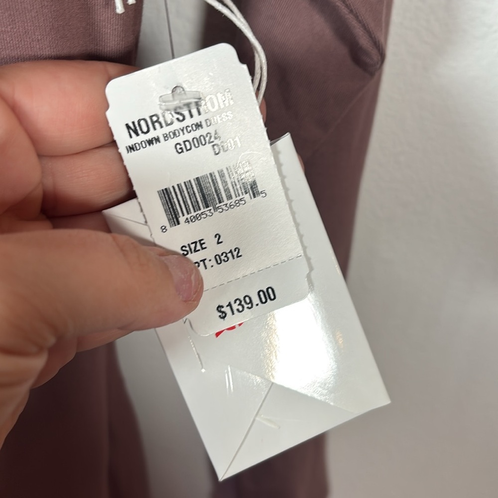NEW Good American Sundown Turtleneck Bodycon Dress 2 - Picture 4 of 6